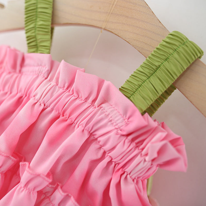 Girls Resort Outfit Girls Summer Holiday Outfit Two-piece Set