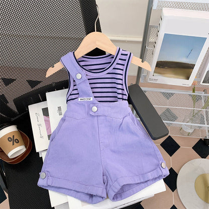 Girls Back to School Outfit Girls Rose Classic Outfit Two-piece set