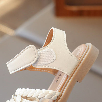 Girls' Summer Floral Princess Sandals