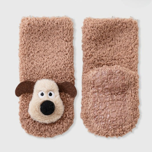 Baby Cartoon Warm Adhesive Non-slip Floor Socks
