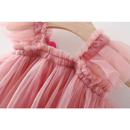 Girls Vacation Princess Dress Girls Resort Dress