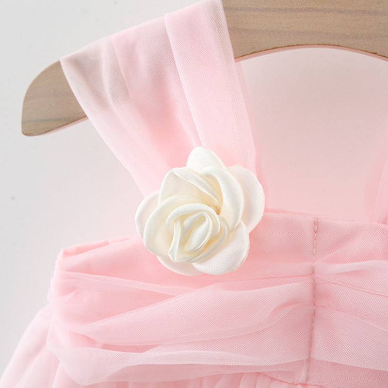 Girls Floral Beach Dress Girls Summer Holiday Dress