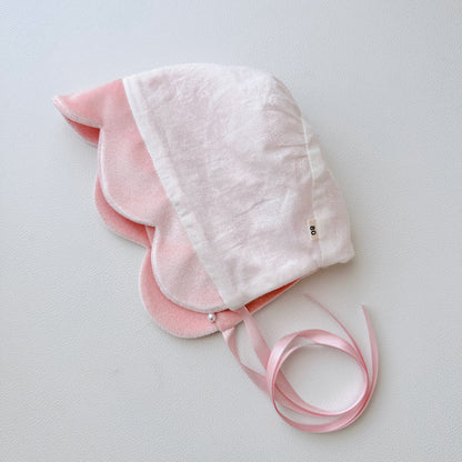 Baby Hat Pink Velvet Birthday Princess Hat