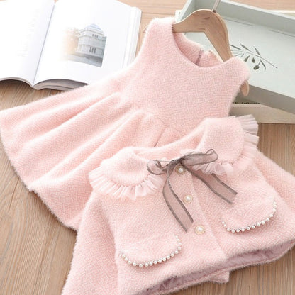 Girls Autumn Daily Outfit Girls Elegant Outfit Two-piece Set