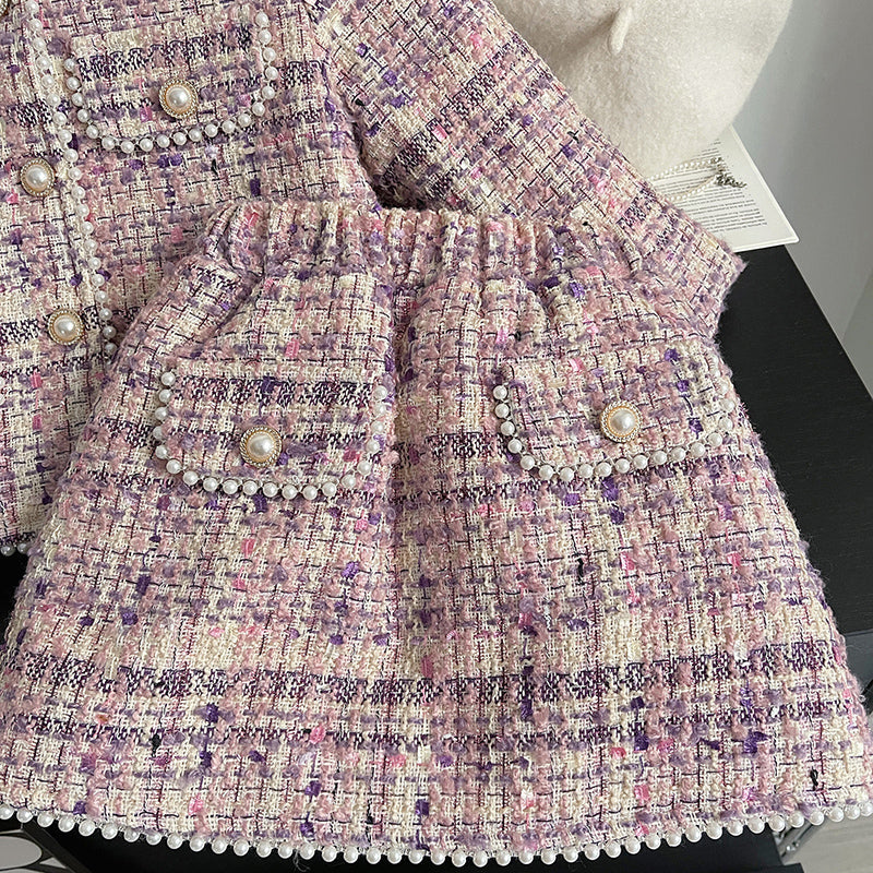 Girls Elegant Comfortable Outfit Girls Classic Outfit Two-Piece Set