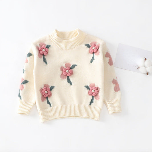 Girls Floral Autumn Outfit Girls Elegant Birthday Outfit