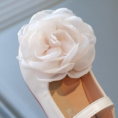 Girls' Floral Flat Princess Slippers