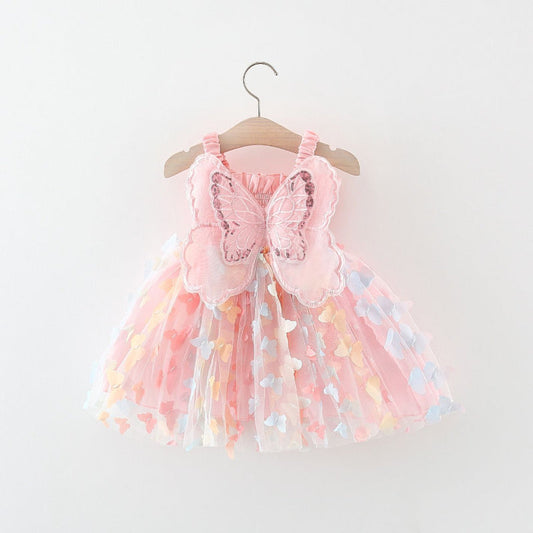 Girl Summer Birthday Dress Girls Vacation Dress