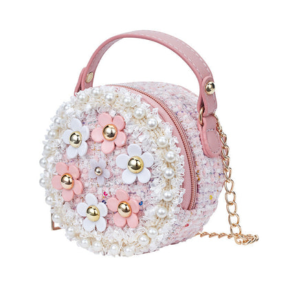 Cute Baby Girls Crossbody Flowers Fashion Bag
