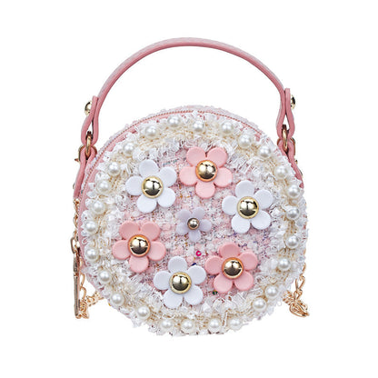 Cute Baby Girls Crossbody Flowers Fashion Bag