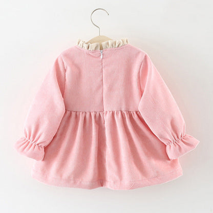 Girls Fall School Outfit Girls Long Sleeve Daily Dress