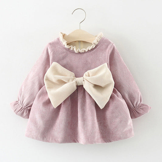 Girls Fall School Outfit Girls Long Sleeve Daily Dress