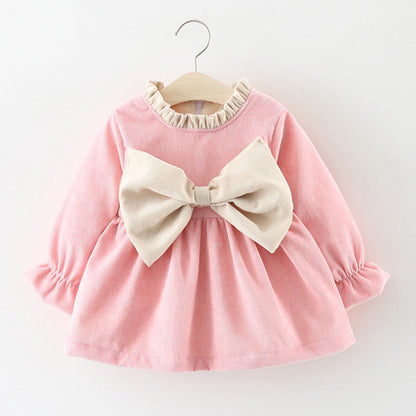 Girls Fall School Outfit Girls Long Sleeve Daily Dress