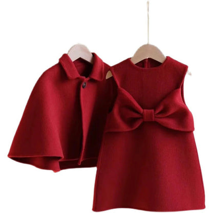 Girls Elegant Comfortable Outfit Girls Autumn School Outfit Two-piece Set