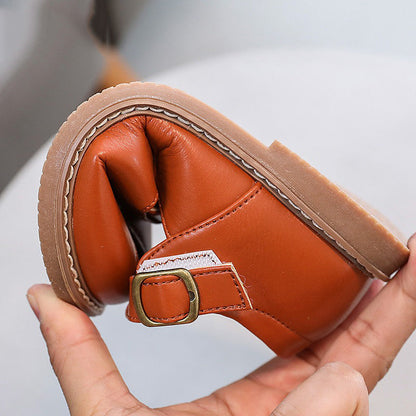 Princess Leather Shoes Hollow Sandals