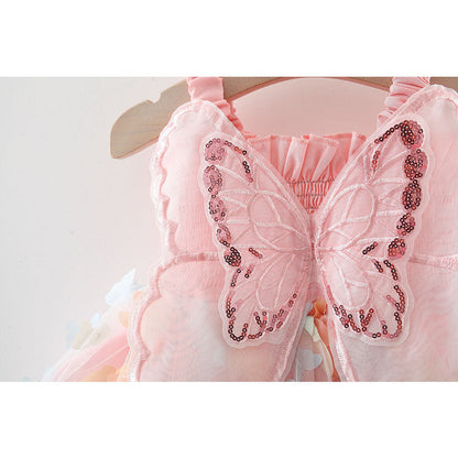 Girl Summer Birthday Dress Girls Vacation Dress