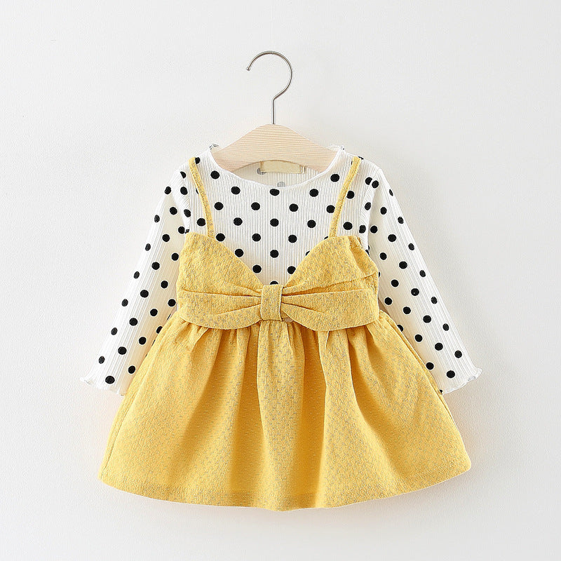 Girls Autumn School Dress Girls Elegant School Dress
