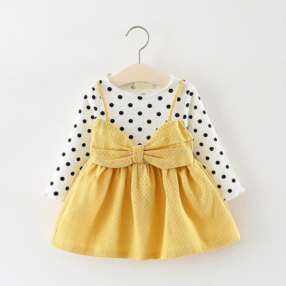 Girls Autumn School Dress Girls Elegant School Dress
