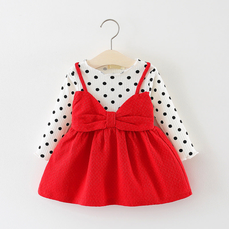 Girls Autumn School Dress Girls Elegant School Dress