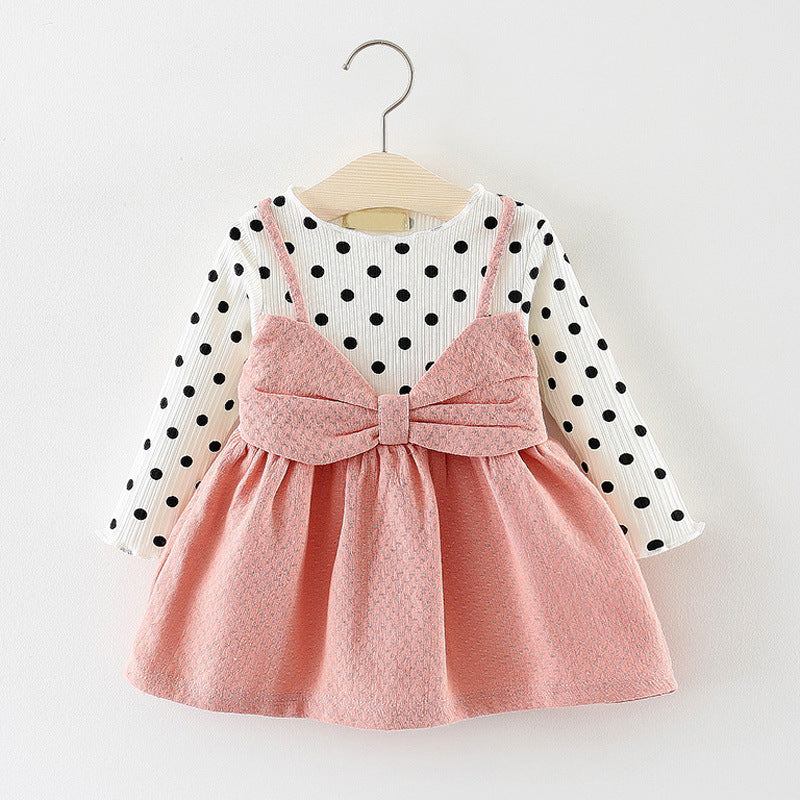 Girls Autumn School Dress Girls Elegant School Dress