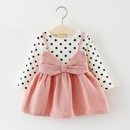 Girls Autumn School Dress Girls Elegant School Dress
