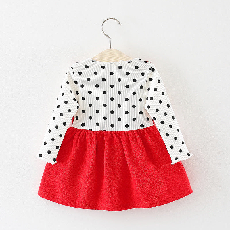 Girls Autumn School Dress Girls Elegant School Dress
