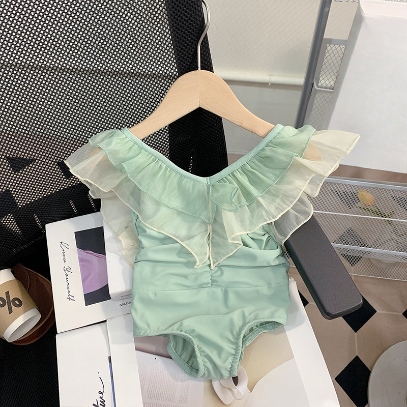 Girls Summer One-piece Baby Swimsuit