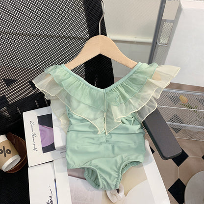Girls Summer One-piece Baby Swimsuit
