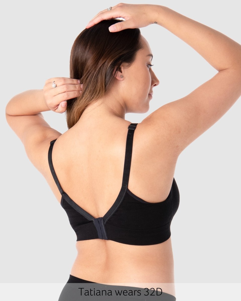 Caress FlexFit Nursing Bra - Black