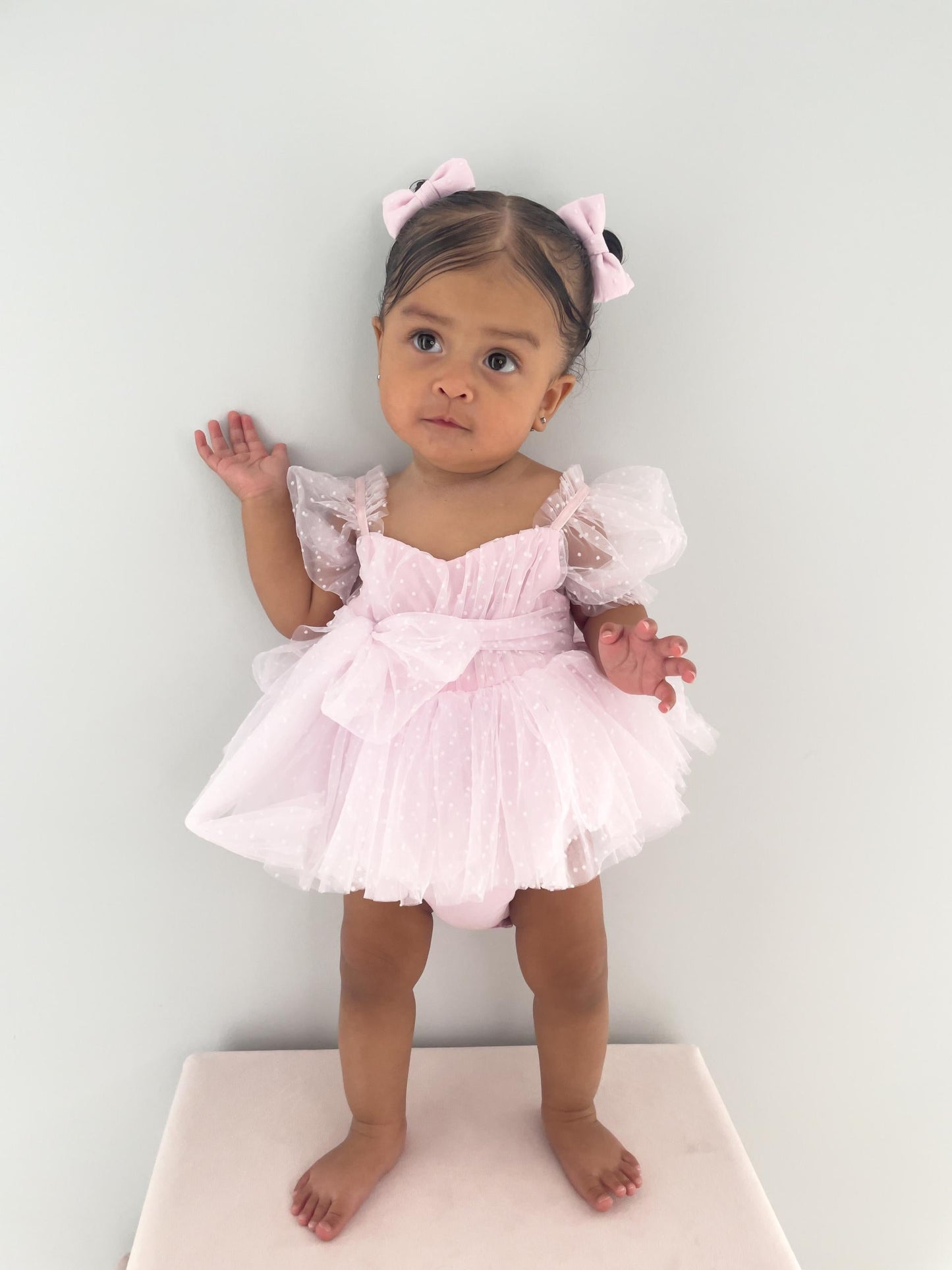 Tinkerbell Sweet Lilac Baby Girl Tulle Party Romper