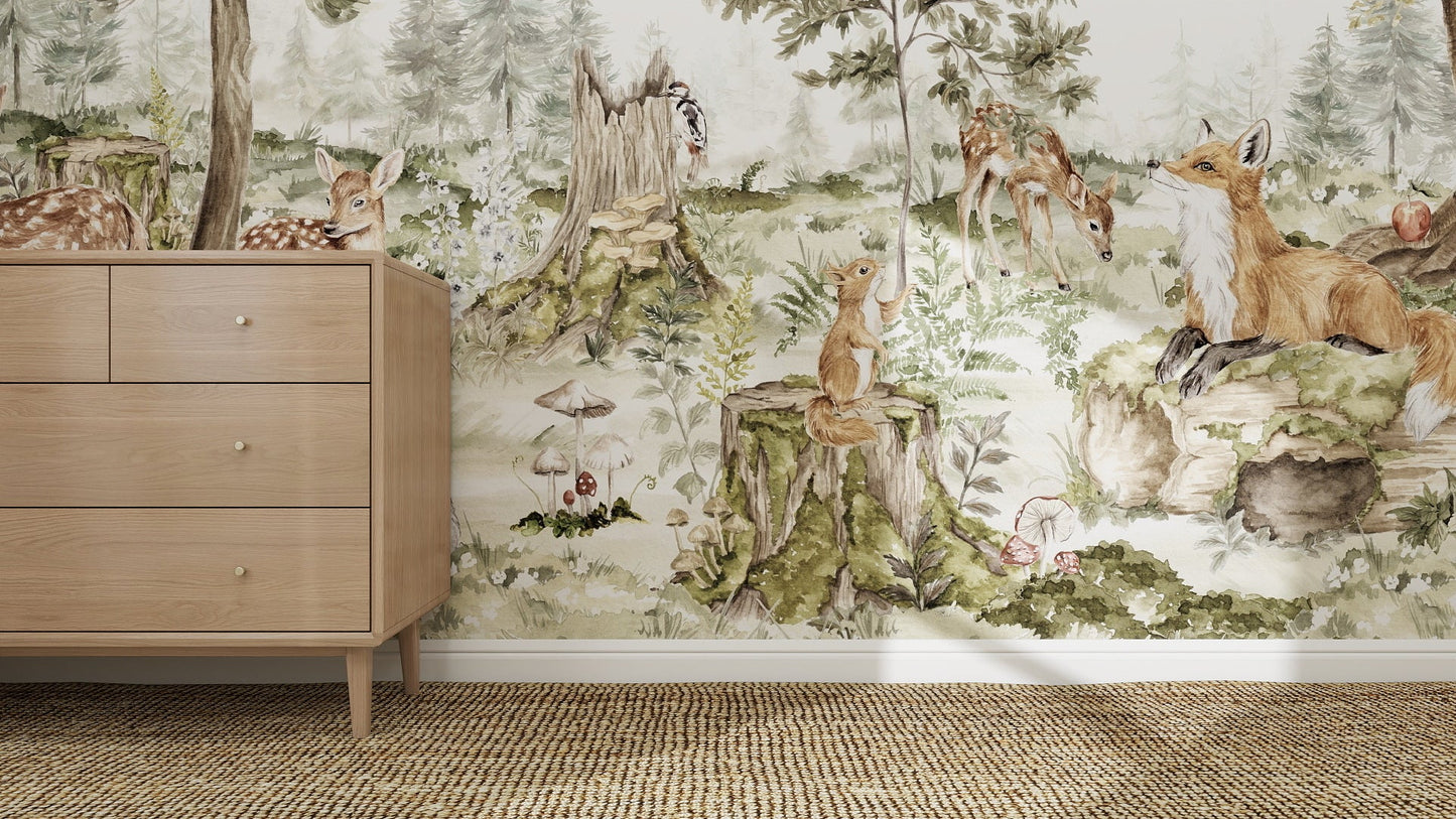 Into The Forest Mural