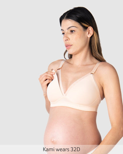 Ambition T-Shirt Nursing Bra - Shell