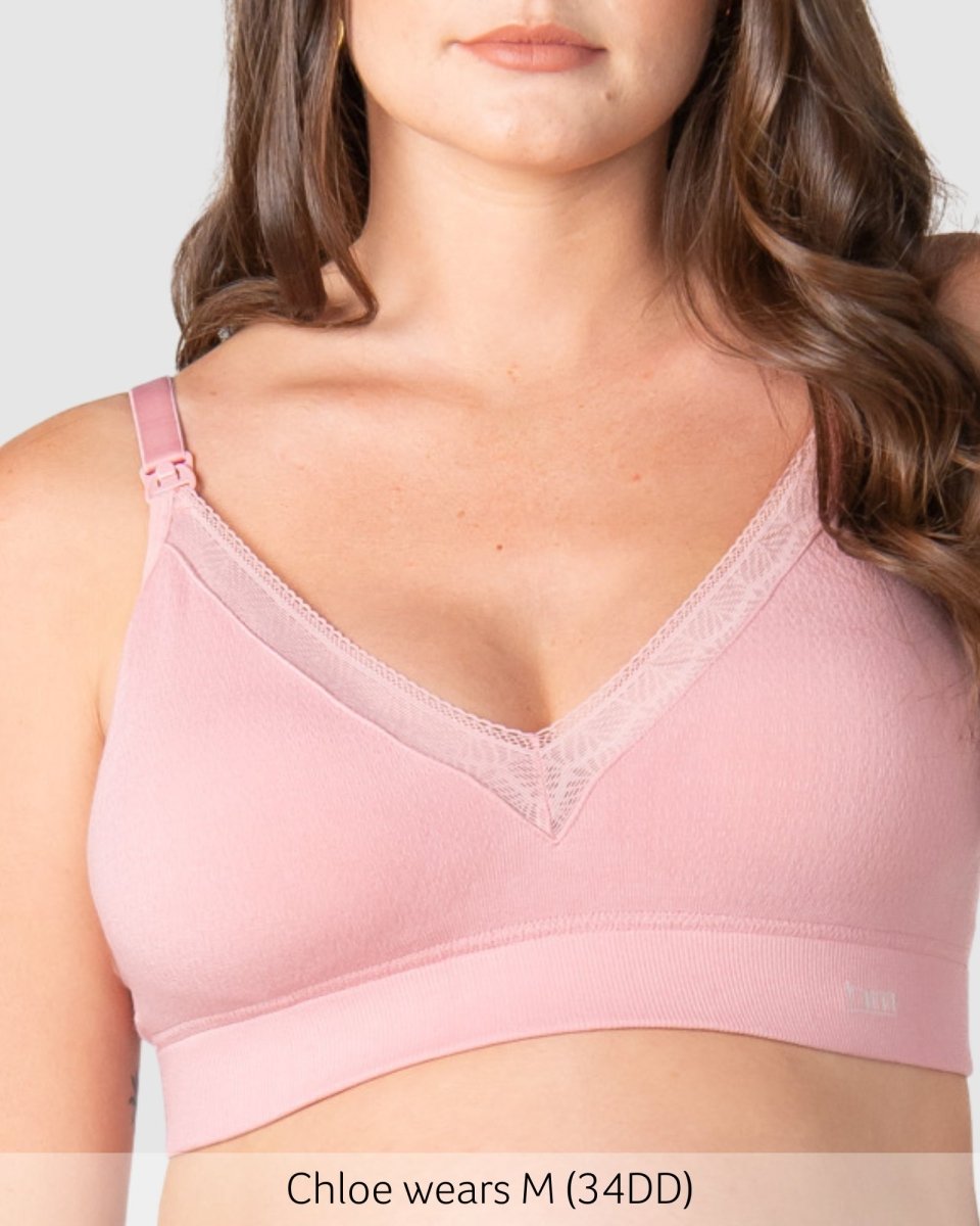 Caress FlexFit Nursing Bra - Petal Pink