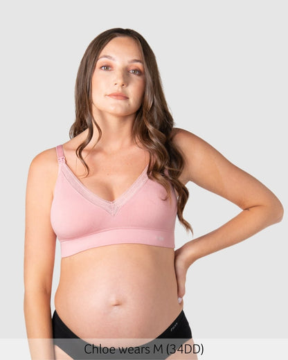 Caress FlexFit Nursing Bra - Petal Pink