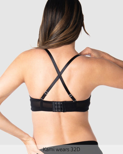 Forever Yours T-Shirt Nursing Bra - Black