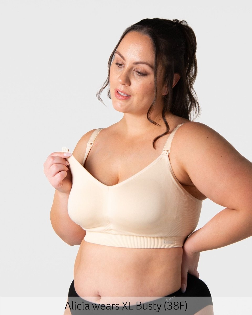 My Everyday FlexFit Nursing Bra - Latte Busty