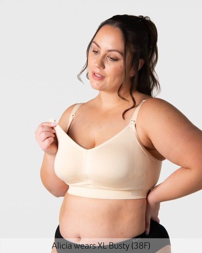 My Everyday FlexFit Nursing Bra - Latte Busty