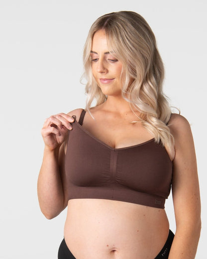 My Necessity FlexFit Nursing Bra - Chocolate Busty