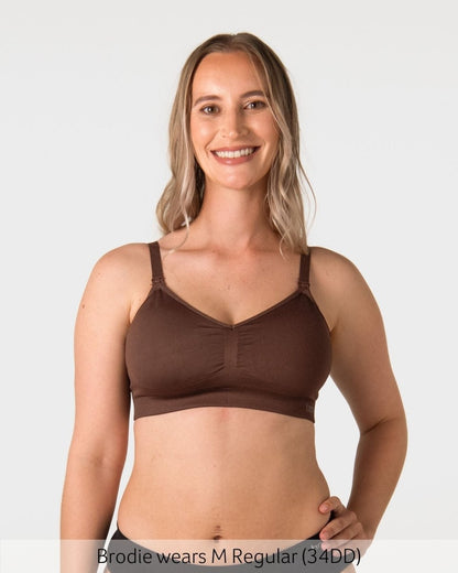 My Necessity FlexFit Nursing Bra - Chocolate