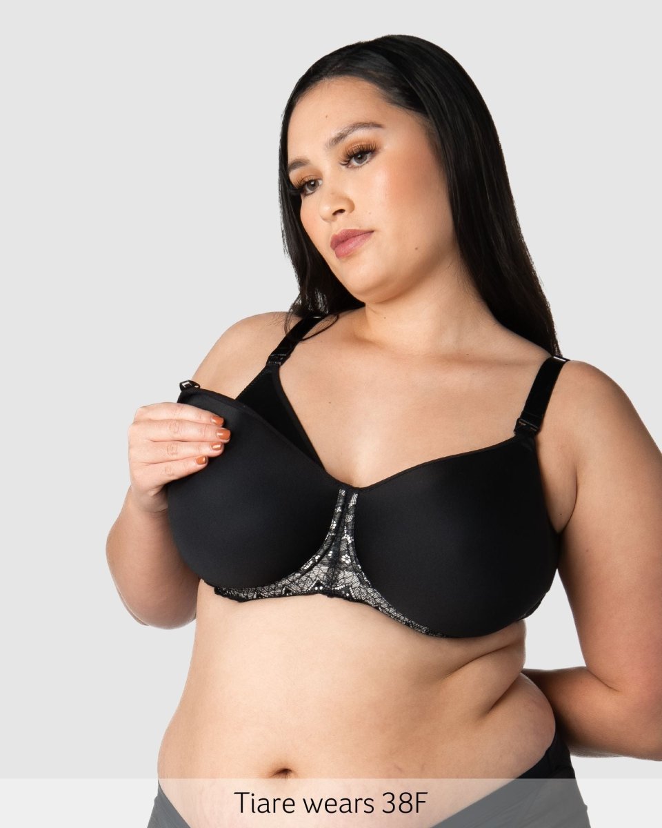 Obsession T-Shirt Nursing Bra - Black