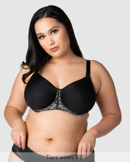 Obsession T-Shirt Nursing Bra - Black