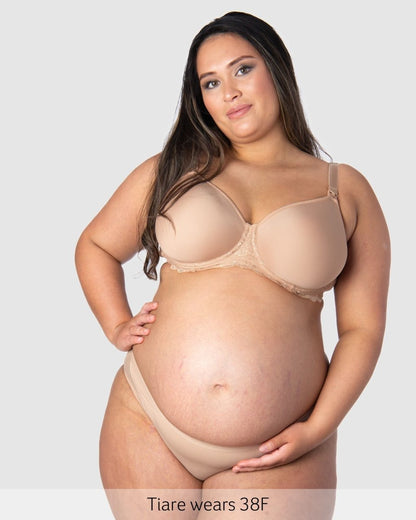 Obsession T-Shirt Nursing Bra - Cashmere