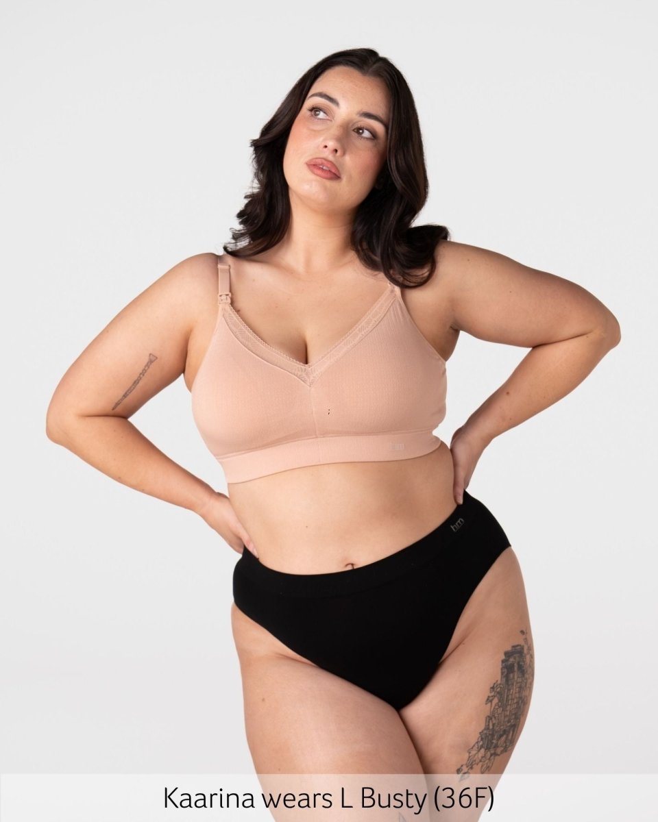 Caress FlexFit Nursing Bra - Cashmere Busty