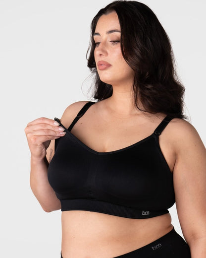 My Everyday FlexFit Nursing Bra - Black Busty