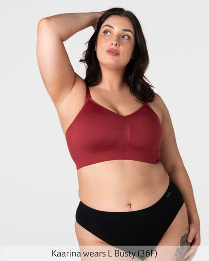 My Necessity FlexFit Nursing Bra - Cherry Busty
