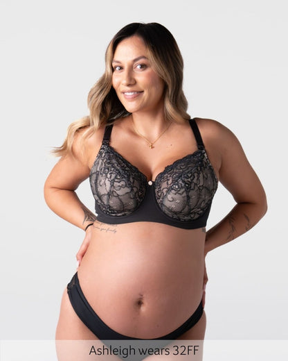 Temptation Full Cup Nursing Bra - Black