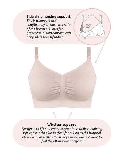 My Necessity FlexFit Nursing Bra - Ballet Pink