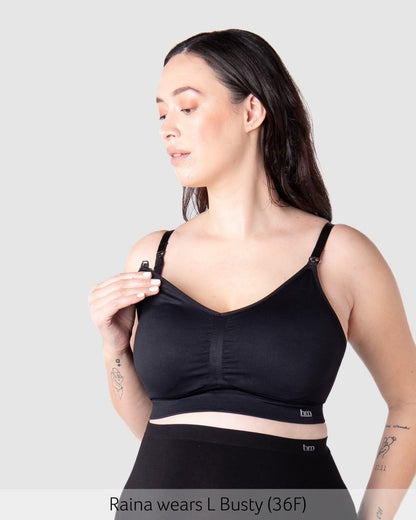 My Necessity FlexFit Nursing Bra - Black Busty