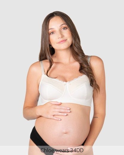 Show Off Full Cup Nursing Bra - Ivory