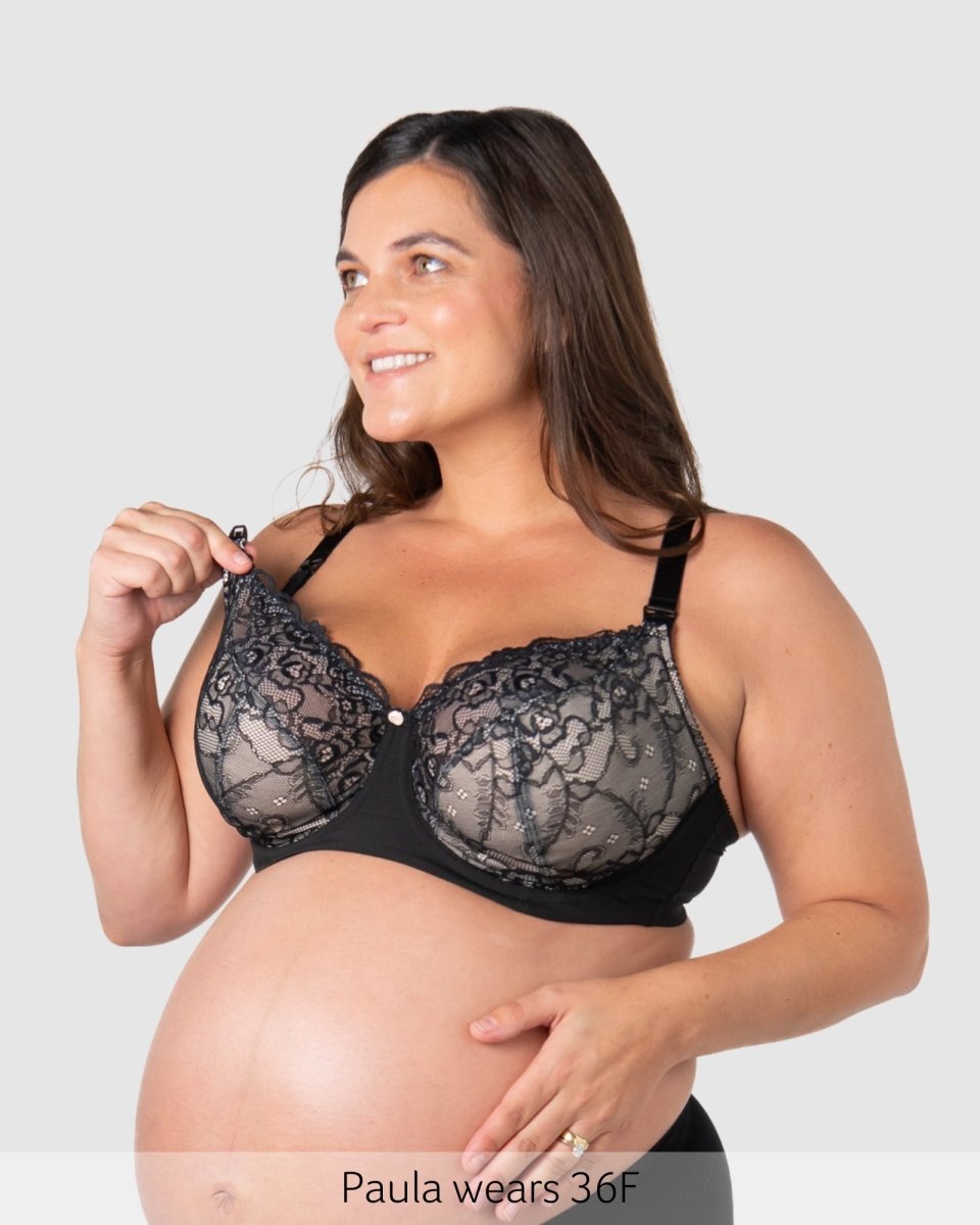 Temptation Full Cup Nursing Bra - Black